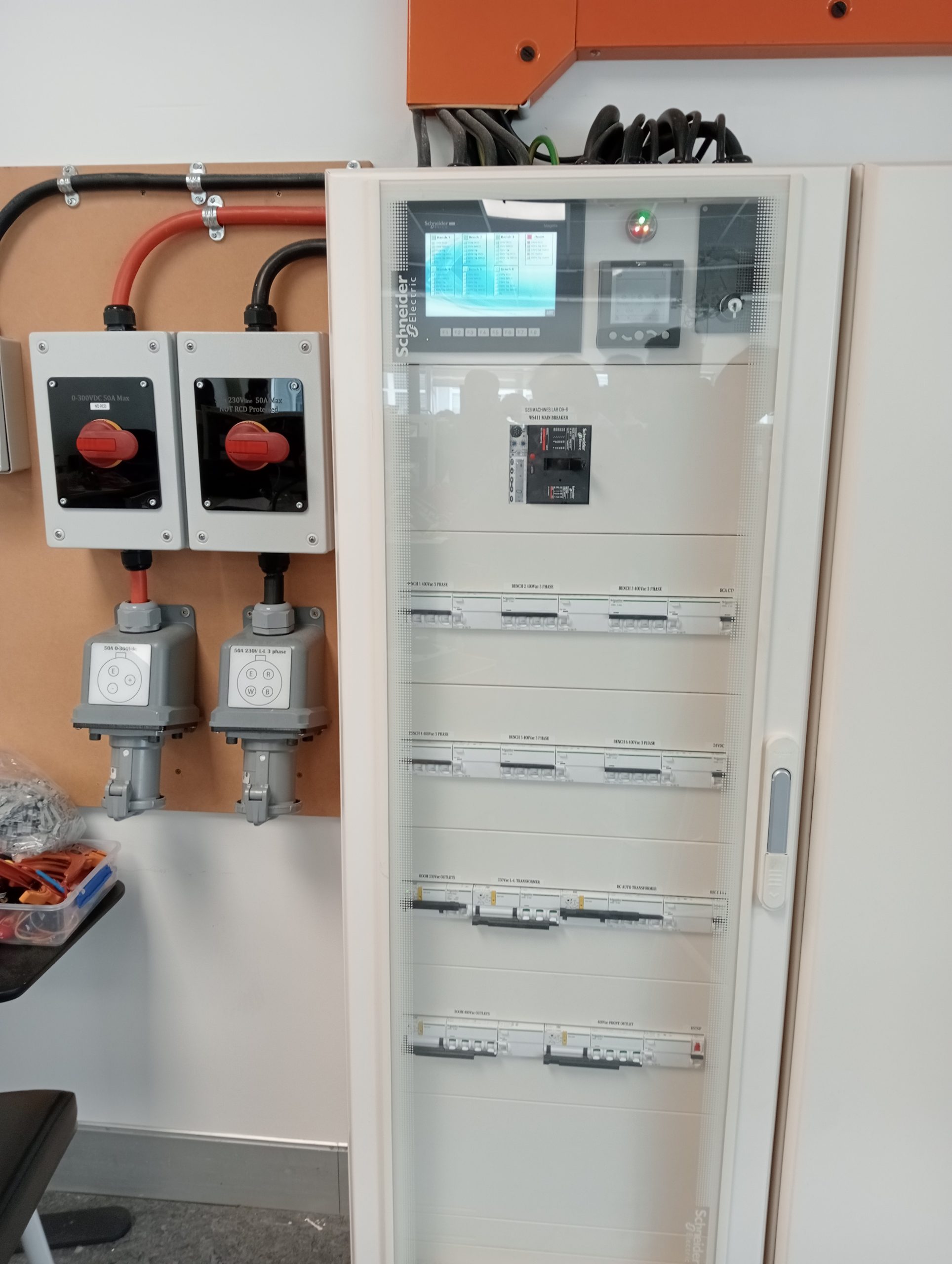 Commercial lighting and cabling installation