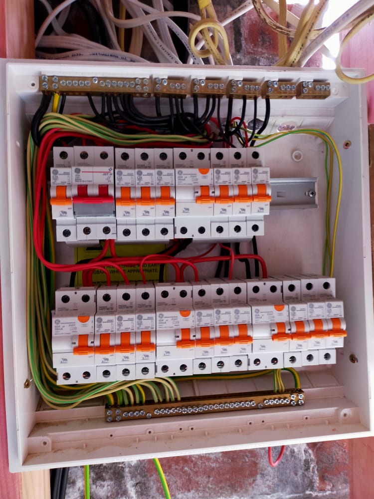 Upgraded residential switchboard
