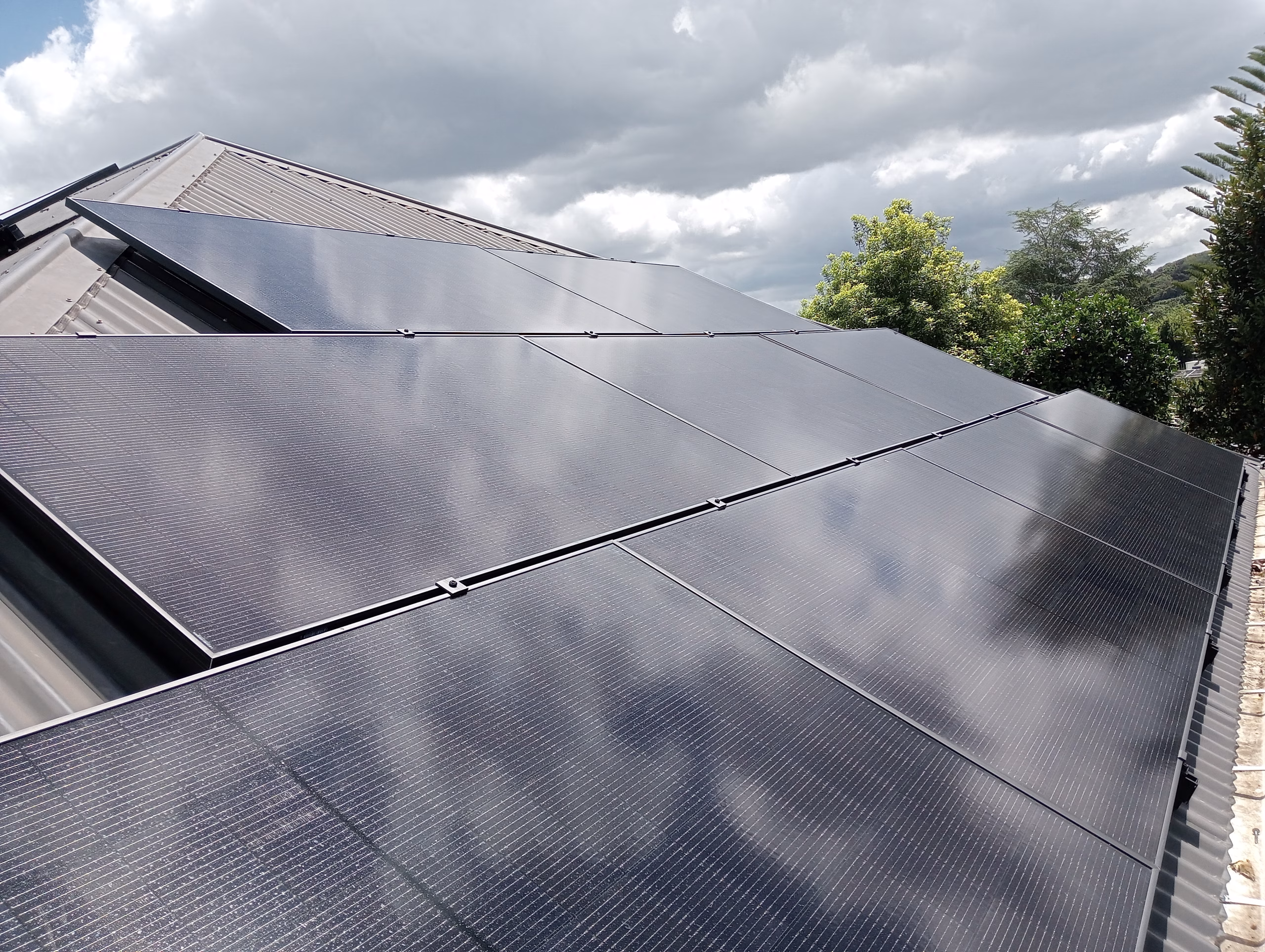 Solar installation with inverters and cabling by DaD Electrical